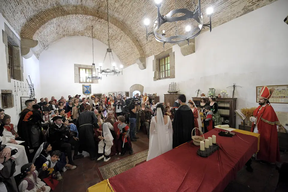 Ceremonia en el castillo