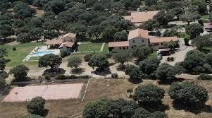 Vista aérea de la finca